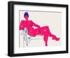 Girl on A Divan-Francesco Gulina-Framed Photographic Print