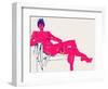 Girl on A Divan-Francesco Gulina-Framed Photographic Print