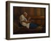 Girl on a Hay Mattress-Alexei Gavrilovich Venetsianov-Framed Giclee Print