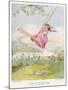 Girl on a Swing 1922-null-Mounted Art Print