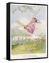 Girl on a Swing 1922-null-Framed Stretched Canvas