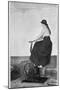 Girl on an Exercise Bike in the Gymnasium of the Titanic-null-Mounted Photographic Print