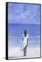 Girl on Beach, 1995-Lincoln Seligman-Framed Stretched Canvas