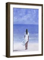 Girl on Beach, 1995-Lincoln Seligman-Framed Giclee Print