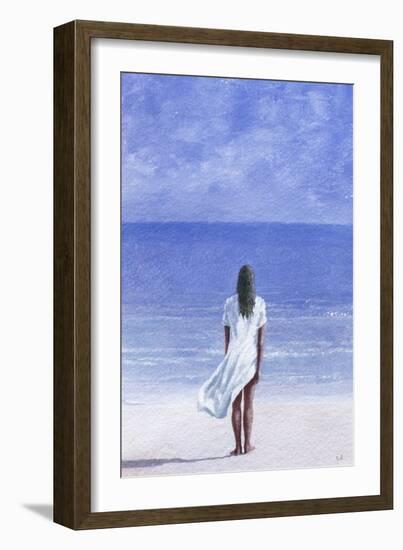 Girl on Beach, 1995-Lincoln Seligman-Framed Giclee Print