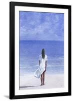 Girl on Beach, 1995-Lincoln Seligman-Framed Giclee Print