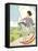 Girl on Rocking Horse-null-Framed Stretched Canvas