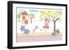 Girl on Swing-Effie Zafiropoulou-Framed Giclee Print