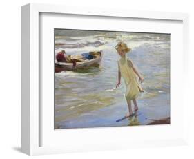 Girl on the Beach-Joaqu?n Sorolla y Bastida-Framed Photographic Print