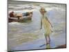 Girl on the Beach-Joaqu?n Sorolla y Bastida-Mounted Photographic Print