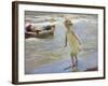 Girl on the Beach-Joaqu?n Sorolla y Bastida-Framed Photographic Print