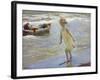 Girl on the Beach-Joaqu?n Sorolla y Bastida-Framed Photographic Print