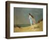 Girl on the Beach-Frank Richards-Framed Giclee Print