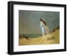 Girl on the Beach-Frank Richards-Framed Giclee Print