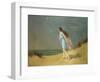 Girl on the Beach-Frank Richards-Framed Giclee Print