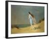 Girl on the Beach-Frank Richards-Framed Giclee Print