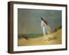 Girl on the Beach-Frank Richards-Framed Giclee Print