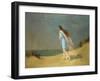 Girl on the Beach-Frank Richards-Framed Giclee Print