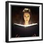 Girl Opened a Magic Book-conrado-Framed Premium Photographic Print