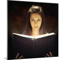 Girl Opened a Magic Book-conrado-Mounted Photographic Print