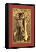 Girl, Ouled Nai-Etienne & Louis Antonin Neurdein-Framed Stretched Canvas