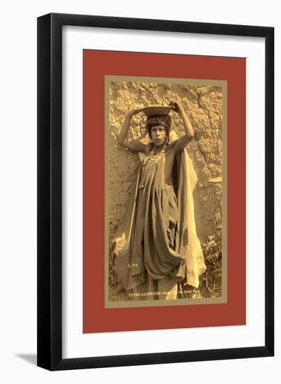 Girl, Ouled Nai-Etienne & Louis Antonin Neurdein-Framed Giclee Print