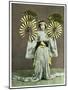 Girl Performing a Fan Dance, Japan, 1904-null-Mounted Giclee Print