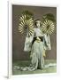 Girl Performing a Fan Dance, Japan, 1904-null-Framed Giclee Print