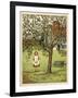 Girl Picks Fruit 1881-Thomas Crane-Framed Art Print