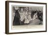 Girl Pilgrims at Rome, a Reception by the Pope-null-Framed Giclee Print