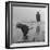 Girl Playing in the Sand while an Older Woman Gets Her Feet Wet in the Ocean at Blackpool Beach-Ian Smith-Framed Photographic Print