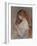 Girl Playing with Her Hair-Pierre-Auguste Renoir-Framed Giclee Print