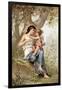 Girl, Possibly Venus, with Cupid-null-Framed Giclee Print