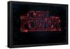 Girl Power (Horizontal Neon Glow)-null-Framed Poster