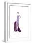 Girl Purple Dress-FS Studio-Framed Giclee Print