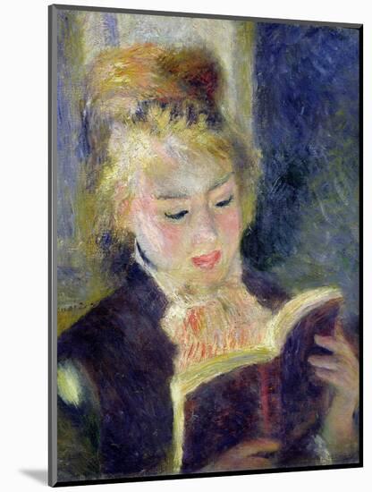 Girl Reading, 1874-Pierre-Auguste Renoir-Mounted Premium Giclee Print