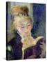 Girl Reading, 1874-Pierre-Auguste Renoir-Stretched Canvas