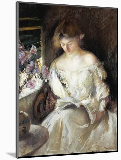 Girl Reading, 1902-Edmund Charles Tarbell-Mounted Giclee Print