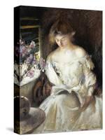 Girl Reading, 1902-Edmund Charles Tarbell-Stretched Canvas