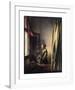 Girl Reading a Letter at an Open Window-Jan Vermeer-Framed Premium Giclee Print