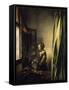 Girl Reading a Letter-Johannes Vermeer-Framed Stretched Canvas