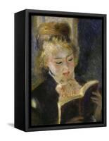 Girl Reading, c.1874-Pierre-Auguste Renoir-Framed Stretched Canvas