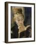 Girl Reading, c.1874-Pierre-Auguste Renoir-Framed Giclee Print