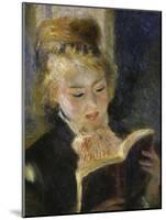 Girl Reading, c.1874-Pierre-Auguste Renoir-Mounted Giclee Print