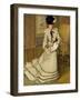 Girl Reading, C.1903-04 (Oil on Canvas)-Frederick Carl Frieseke-Framed Giclee Print