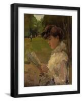 Girl Reading, C. 1906-Isaac Israëls-Framed Giclee Print