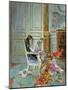 Girl Reading in a Salon, 1876-Giovanni Boldini-Mounted Giclee Print