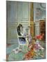 Girl Reading in a Salon, 1876-Giovanni Boldini-Mounted Giclee Print