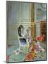 Girl Reading in a Salon, 1876-Giovanni Boldini-Mounted Giclee Print