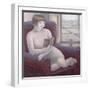 Girl Reading in Armchair-Ruth Addinall-Framed Giclee Print